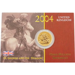 Pre-Owned 2004 UK Full Sovereign Gold Coin - Carded