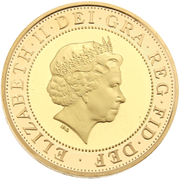 Pre-Owned 2003 UK DNA Double Helix £2 Proof Gold Coin