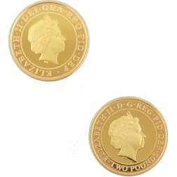 Pre-Owned 2008 UK Olympic Games £2 Proof Gold 2-Coin Set