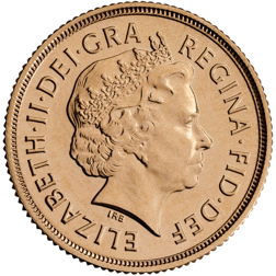 Pre-Owned 2012 UK Queen Elizabeth II's Diamond Jubilee Celebration Full Sovereign Gold Coin - Boxed