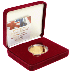 Pre-Owned 2004 100th Anniversary of the Entente Cordiale £5 Proof Gold Coin