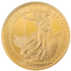 Pre-Owned 1989 UK 1/2oz Britannia Gold Proof Coin