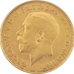 Pre-Owned 1926 UK George V Half Sovereign Gold Coin