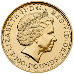 Pre-Owned UK Britannia 1oz Gold Coin (1987 - 2012) - Mixed Dates