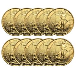 Pre-Owned UK Queen Elizabeth II Britannia 1oz Gold Coin (2014 - 2023) - Mixed Dates