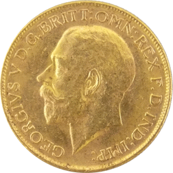 Pre-Owned 1914 Melbourne Mint George V Full Sovereign Gold Coin