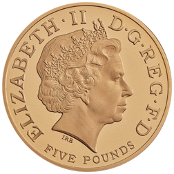 Pre-Owned 2008 'The Prince of Wales' £5 Proof Gold Coin