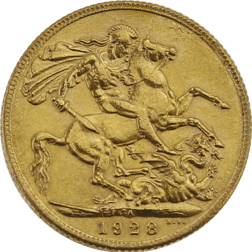 Pre-Owned 1931 Perth Mint George V Full Sovereign Gold Coin