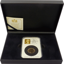 Pre-Owned 2014 UK Date Stamp Full Sovereign Gold Coin