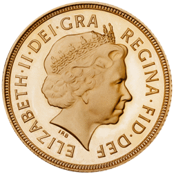 Pre-Owned 2001 UK Proof Design Full Sovereign Gold Coin
