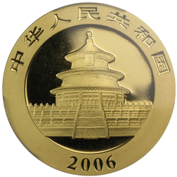 Pre-Owned 2006 Chinese Panda 1oz Gold Coin