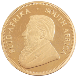 Pre-Owned 2012 South African Krugerrand 45 Year Privy Proof Design 1oz Gold Coin