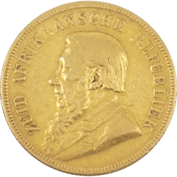 Pre-Owned 1893 South African 1 Pond Gold Coin