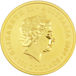 Pre-Owned 2009 Australian Kangaroo 1oz Gold Coin