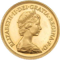 Pre-Owned 1983 UK Full Sovereign Proof Design Gold Coin