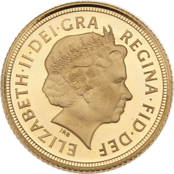 Pre-Owned 2006 UK Proof Half Sovereign Gold Coin