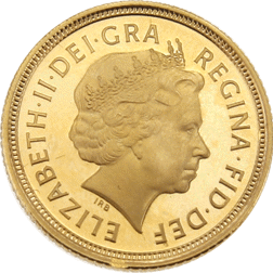 Pre-Owned 2004 UK Half Sovereign Proof Gold Coin