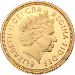 Pre-Owned 2005 UK Half Sovereign Proof Gold Coin