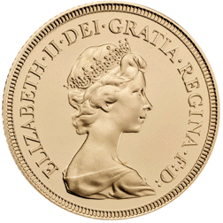 Pre-Owned 1979 UK Elizabeth II Full Sovereign Proof Design Gold Coin