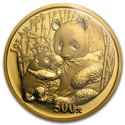 Pre-Owned 2005 Chinese Panda 1oz Gold Coin