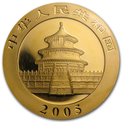 Pre-Owned 2005 Chinese Panda 1oz Gold Coin