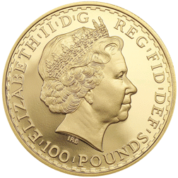 Pre-Owned 2002 UK Britannia Proof Design 1oz Gold Coin