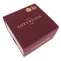 Pre-Owned 2016 UK Half Sovereign James Butler Portrait Gold Proof Coin