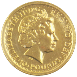 Pre-Owned 2003 UK Britannia 1/10oz Gold Coin