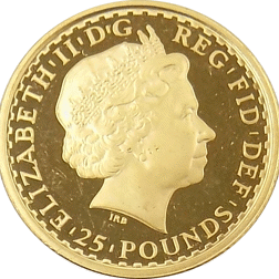 Pre-Owned 2003 UK Britannia 1/4oz Gold Coin