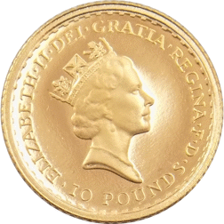 Pre-Owned 1989 UK Britannia 1/10oz Proof Gold Coin