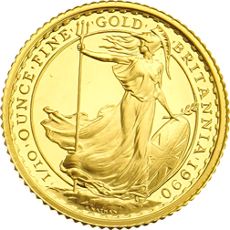 Pre-Owned 1990 UK Britannia 1/10oz Proof Gold Coin
