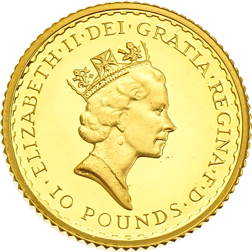 Pre-Owned 1990 UK Britannia 1/10oz Proof Gold Coin