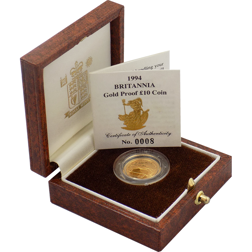 Pre-Owned 1994 UK Britannia 1/10oz Proof Gold Coin