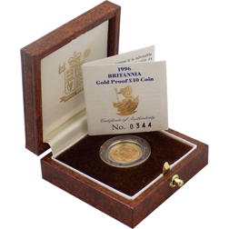 Pre-Owned 1996 UK Britannia 1/10oz Proof Gold Coin
