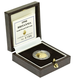 Pre-Owned 1998 UK Britannia 1/10oz Proof Gold Coin