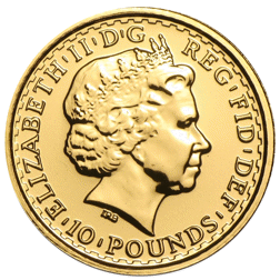 Pre-Owned 2001 UK Britannia 1/10oz Proof Gold Coin