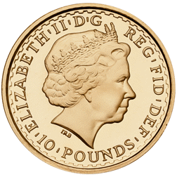 Pre-Owned 2001 UK Britannia 1/10oz Proof Gold Coin
