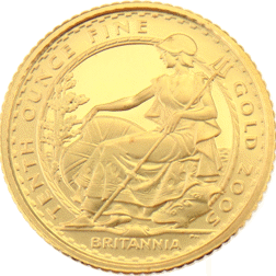 Pre-Owned 2005 UK Britannia 1/10oz Proof Gold Coin