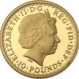 Pre-Owned 2009 UK Britannia 1/10oz Proof Gold Coin