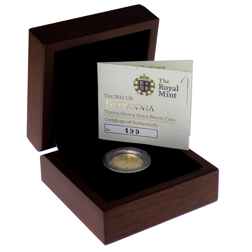Pre-Owned 2012 UK Britannia 1/10oz Proof Gold Coin