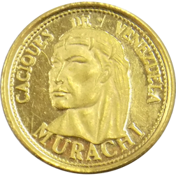 Pre-Owned Venezuela Cacique Murachi 1.5g Gold Coin