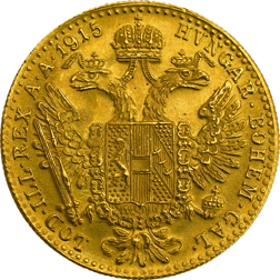 Pre-Owned 1915 Austrian 1 Ducat Gold Coin