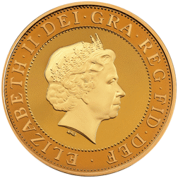 Pre-Owned 2005 UK Double Sovereign Proof Design Gold Coin