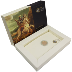 Pre-Owned 2009 UK Quarter Sovereign Gold Coin - Boxed