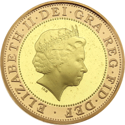 Pre-Owned 2001 UK Marconi Double Sovereign Proof Gold Coin