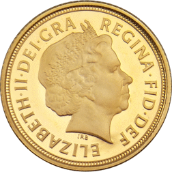 Pre-Owned 2008 UK Half Sovereign Proof Gold Coin