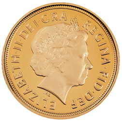 Pre-Owned 2008 UK Half Sovereign Proof Gold Coin