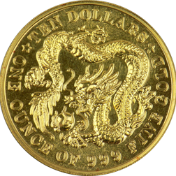 Pre-Owned 1983 Singapore 10 Dollars 1oz Gold Coin