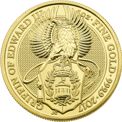 Pre-Owned 2017 UK Queen's Beasts The Griffin 1oz Gold Coin