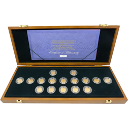 Pre-Owned 1900-1915 Half Sovereign 16 Gold Coin Set